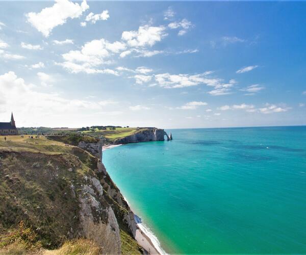 La Côte d&#039;Albâtre de Dieppe à Etretat