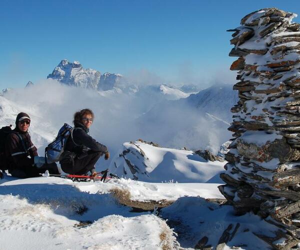 Alpes : Queyras en hiver